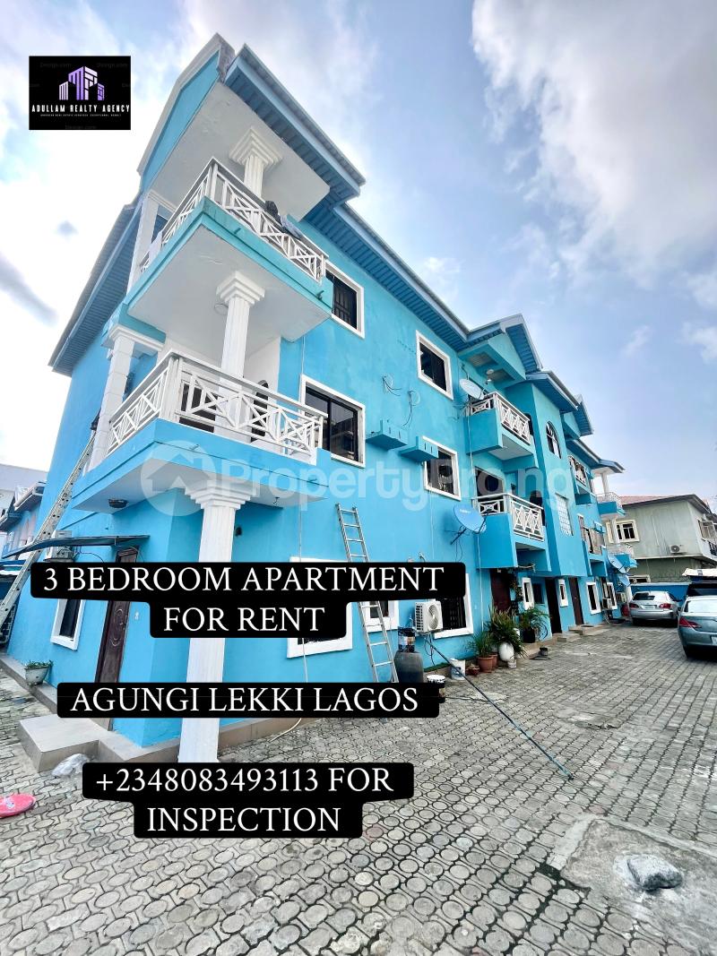 3 bedroom Flat / Apartment for rent Lekki Lagos