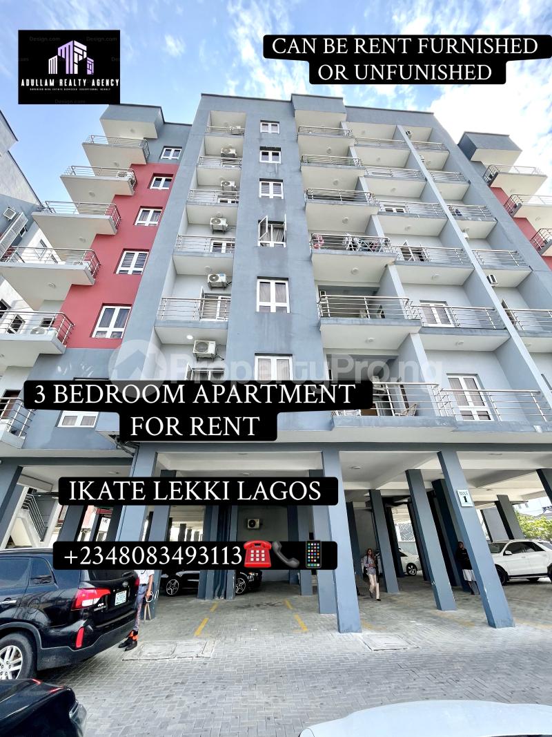 3 bedroom Flat / Apartment for rent Ikate Lekki Lagos