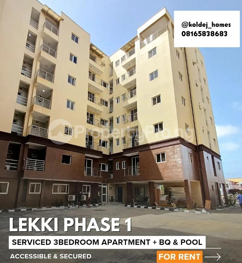 3 bedroom House for rent Lekki Phase 1 Lekki Lagos