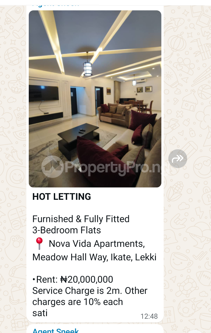 3 bedroom Flat / Apartment for rent Meadow Hall Way Ikate Ikate Lekki Lagos