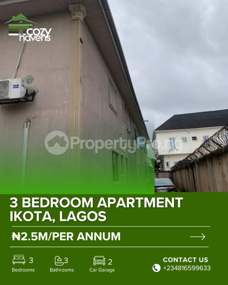 3 bedroom Flat / Apartment for rent Ikota Lekki Lagos