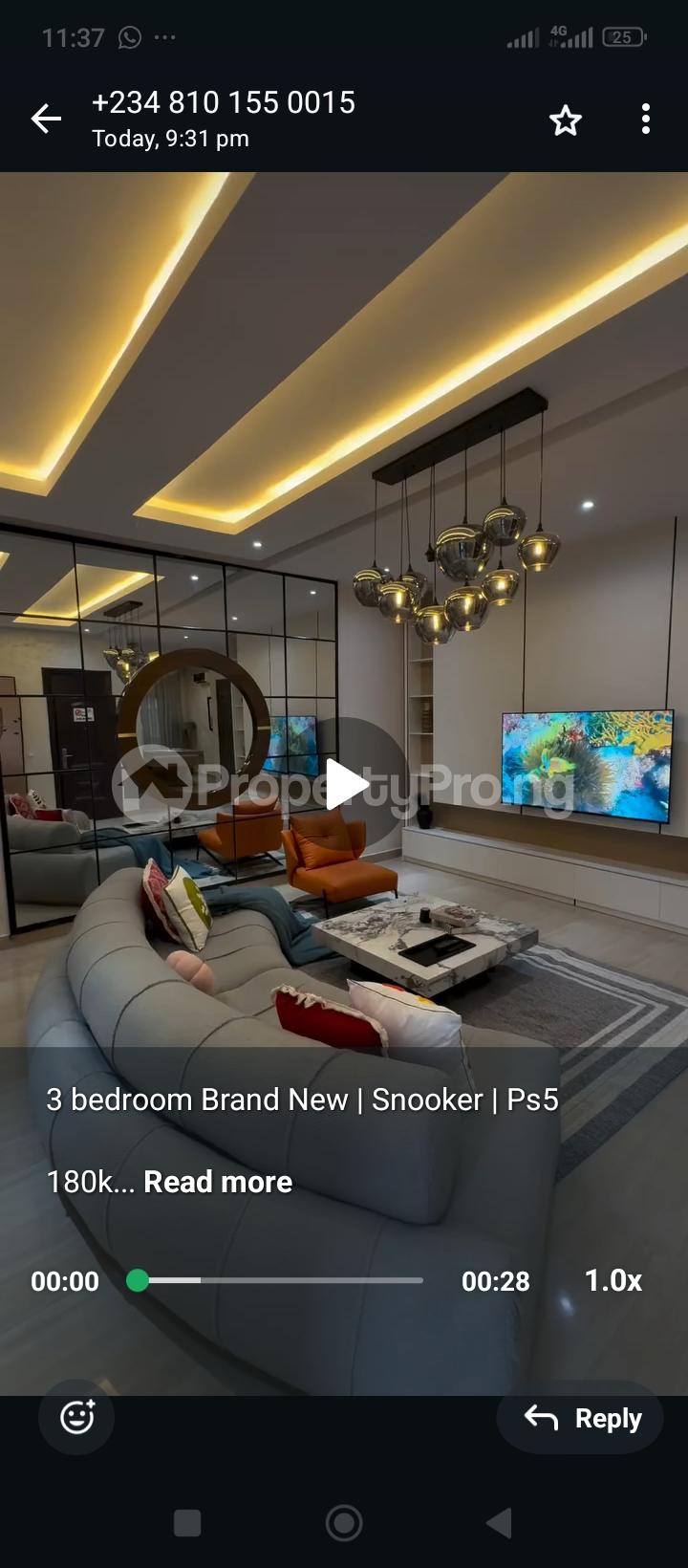 3 bedroom Flat / Apartment for shortlet Lekki Phase 1 Right Lekki Phase 1 Lekki Lagos - 0