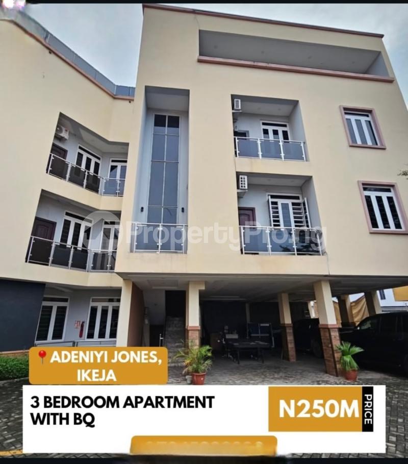 3 bedroom Flat / Apartment for sale Ikeja Lagos Adeniyi Jones Ikeja Lagos