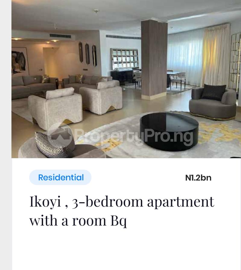 3 bedroom Flat / Apartment for sale Ikoyi Lagos Ikoyi Lagos