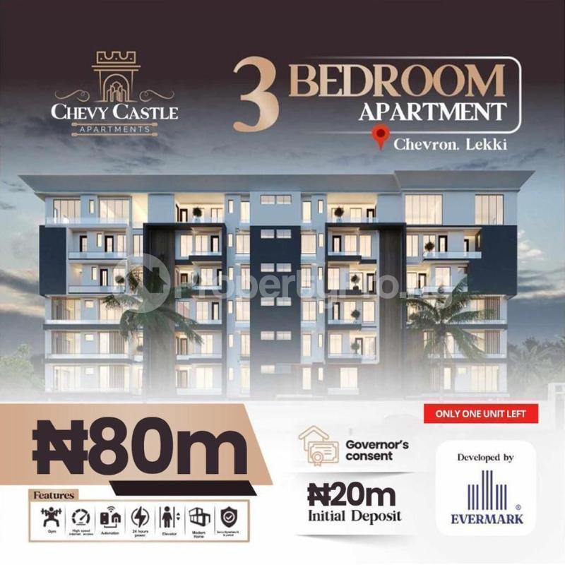3 bedroom Flat / Apartment for sale Chevy Castle chevron Lekki Lagos