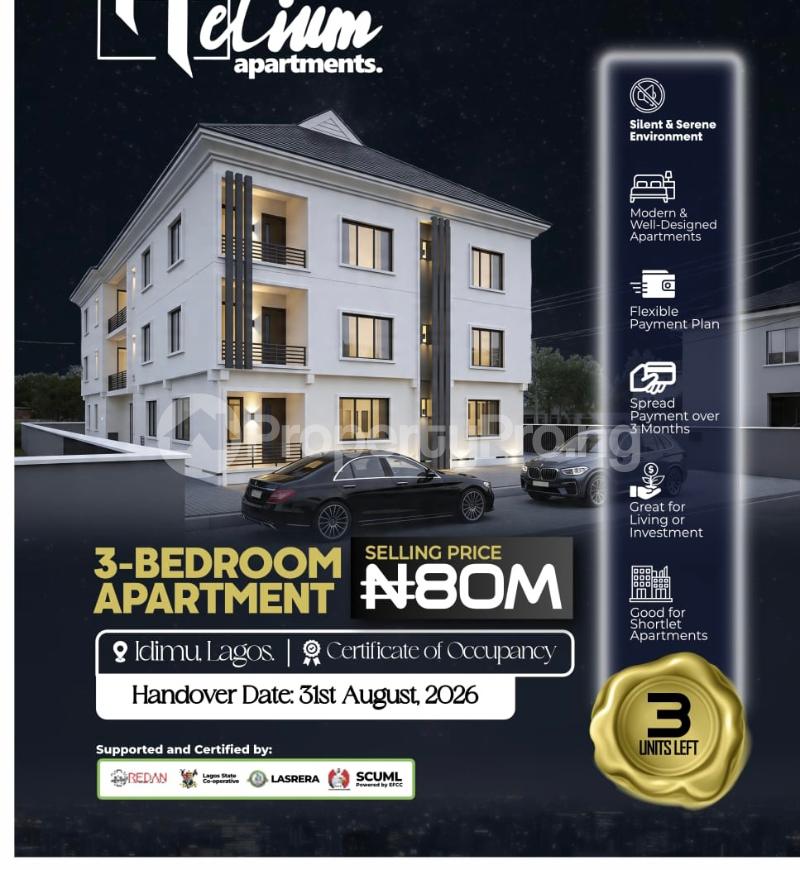3 bedroom Flat / Apartment for sale Idimu Egbe/Idimu Lagos
