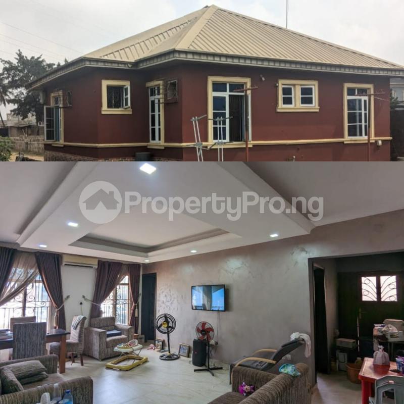 House for sale Along Temple Road, After Olaniyi Last Bus Stop, New oko oba Abule Egba Lagos