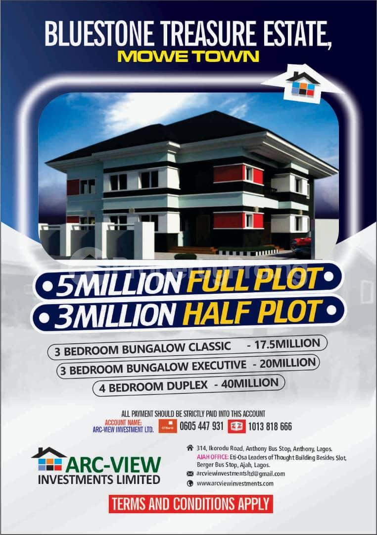 3 bedroom House for sale Mowe Obafemi Owode Ogun