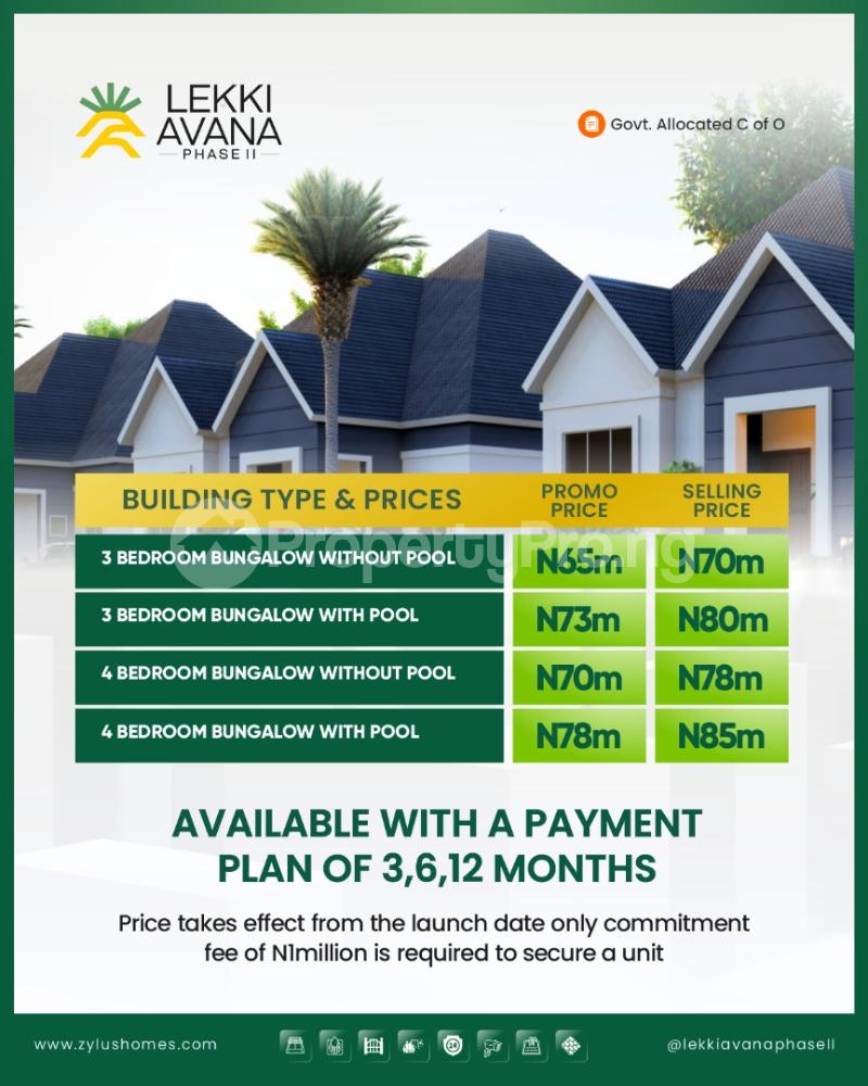 1 bedroom House for sale Avana Estate 2 Eleranigbe Ibeju-Lekki Lagos - 0