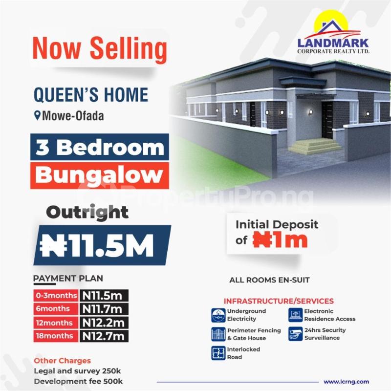 3 bedroom House for sale Mowe Obafemi Owode Ogun