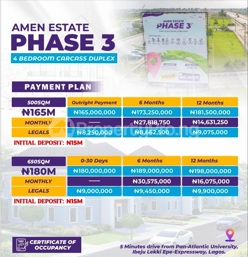 House for sale Eleko, Eleranigbe Ibeju-Lekki Lagos