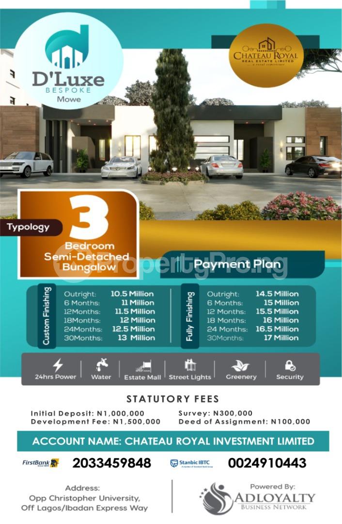 3 bedroom House for sale Mowe Obafemi Owode Ogun