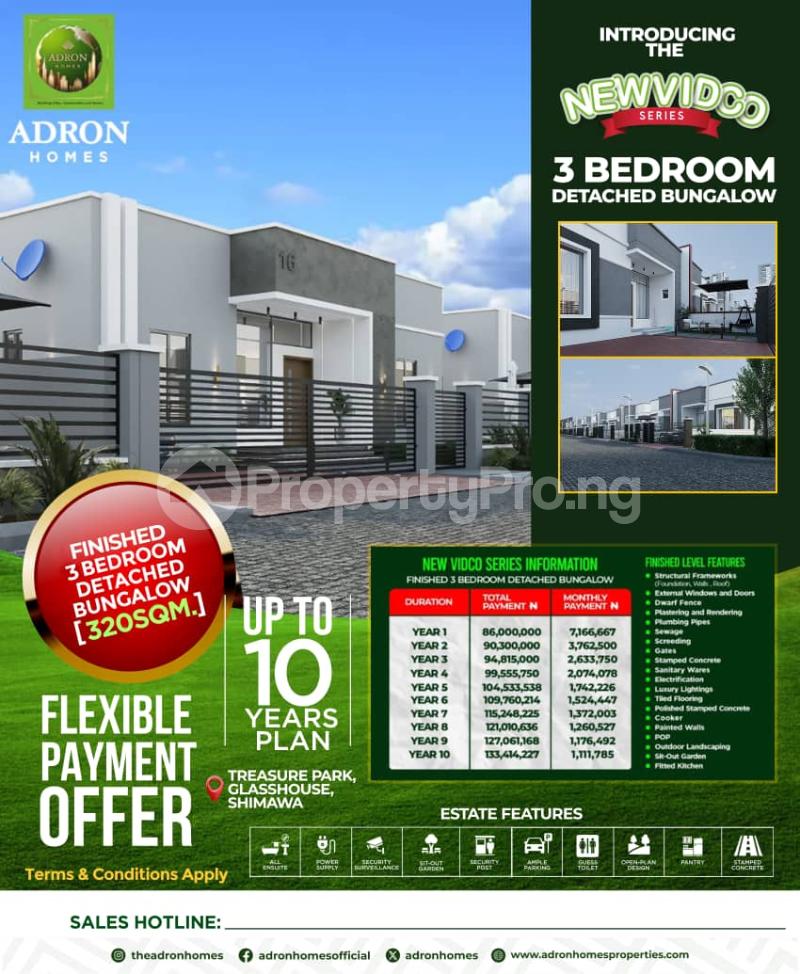 3 bedroom House for sale Treasure Park Glasshouse, Shimawa Sagamu Ogun