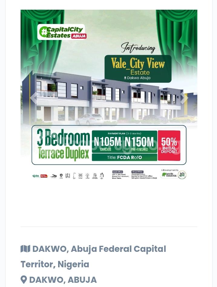 3 bedroom House for sale Dakwo Abuja