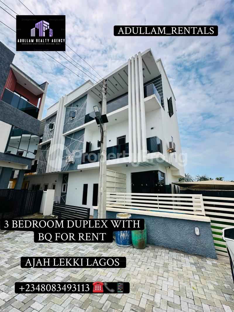 3 bedroom House for rent Ajah Lagos
