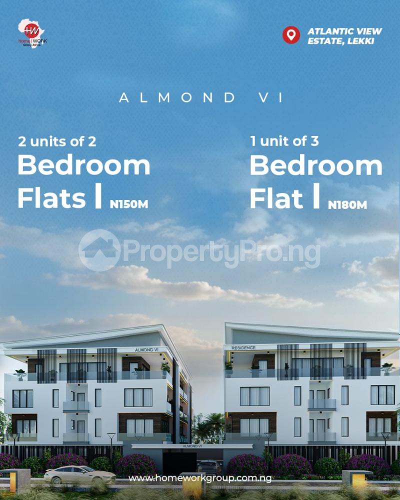 3 bedroom Flat / Apartment for sale Atlantic View Estate Lekki Phase 1 Lekki Lagos