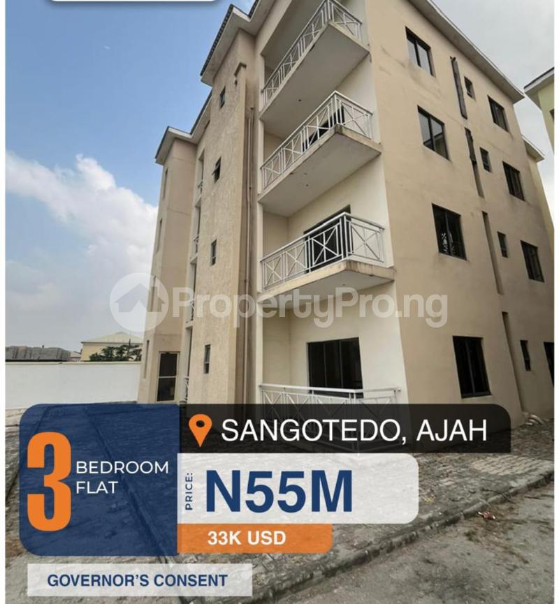3 bedroom Flat / Apartment for sale Sangotedo Ajah Lagos
