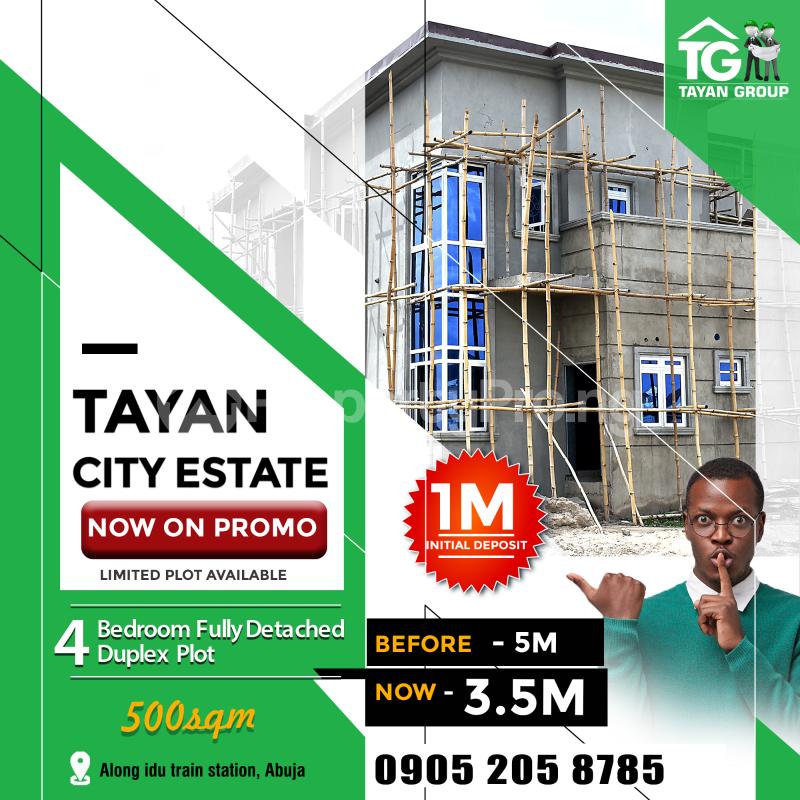 4 bedroom Land for sale Along Idu Train Station, Idu Abuja - 1