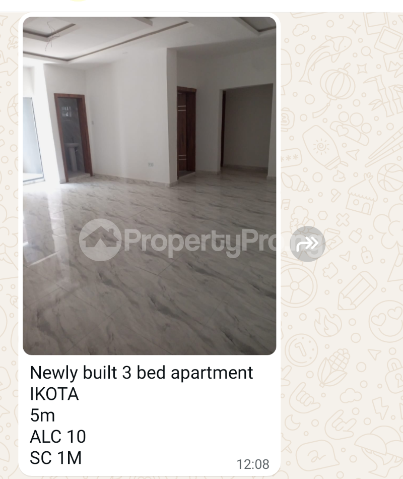 3 bedroom Flat / Apartment for rent Ikota Lekki Lagos