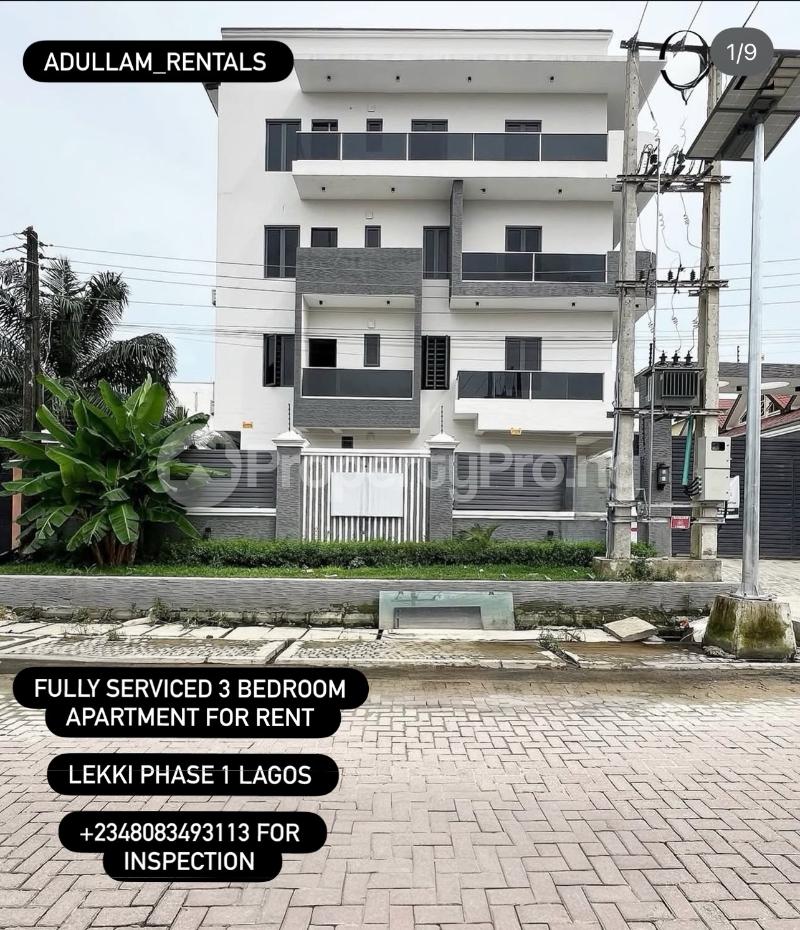 3 bedroom Flat / Apartment for rent Lekki Phase 1 Lekki Lagos