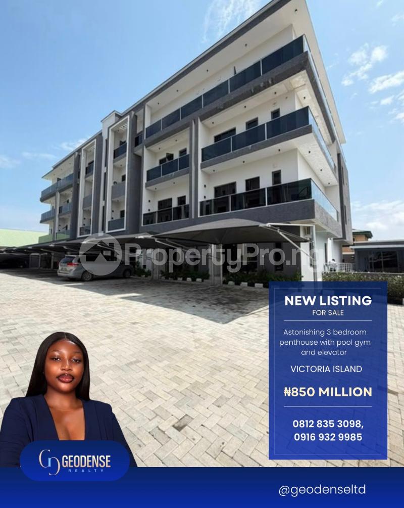 3 bedroom Flat / Apartment for sale ONIRU Victoria Island Lagos
