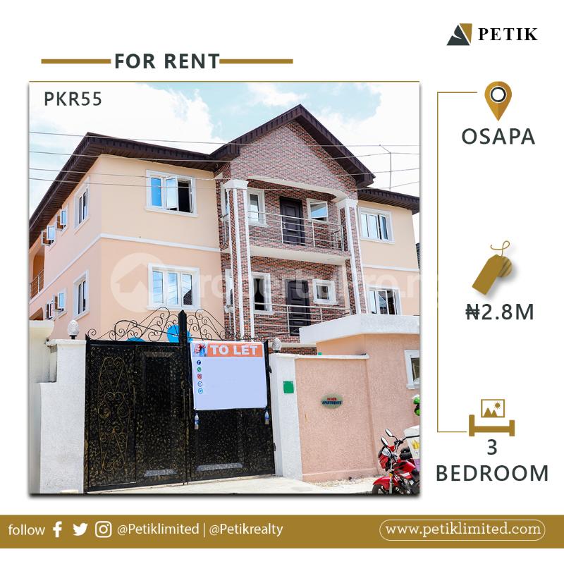 3 bedroom House for rent Osapa Lagos Ng Lekki Lagos