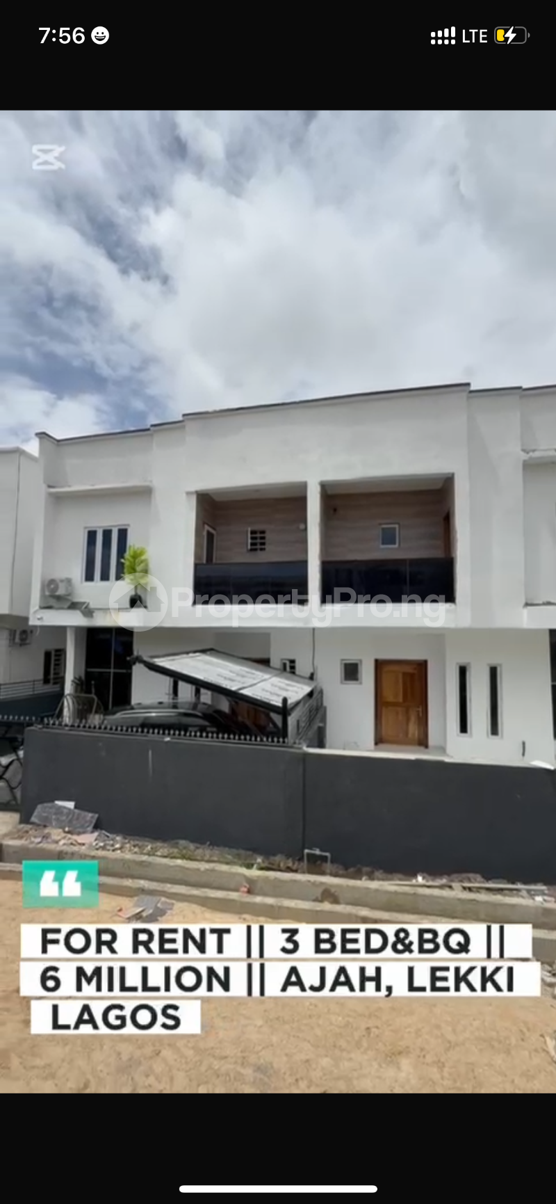 3 bedroom House for rent Lekki Lagos