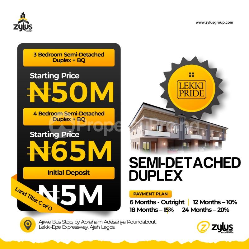 3 bedroom House for sale Abraham adesanya estate Ajah Lagos