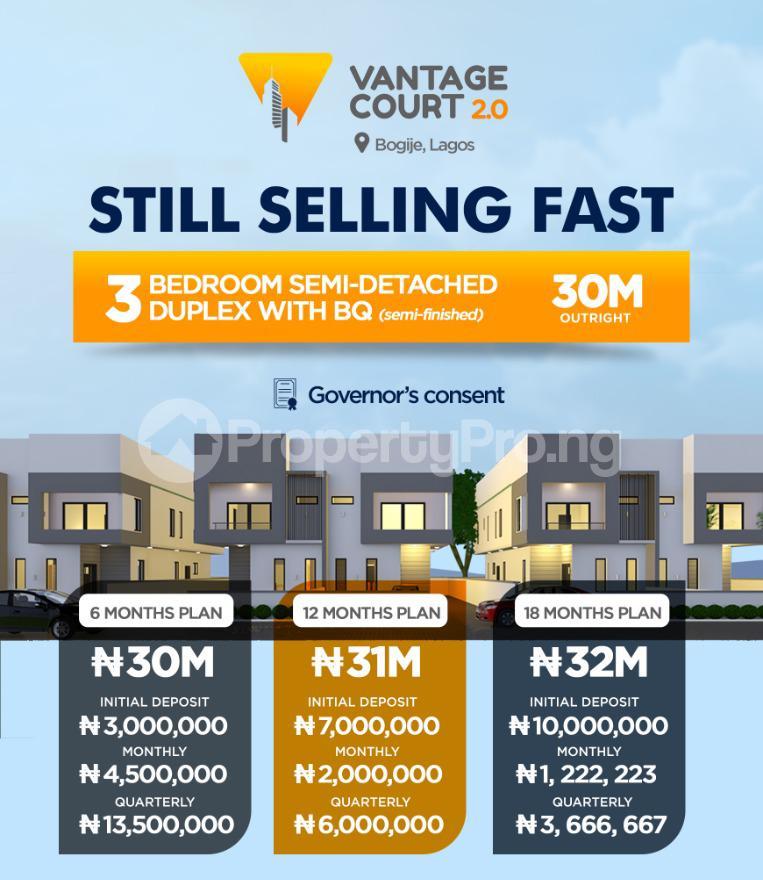 3 bedroom Flat / Apartment for sale Bogije Ibeju-Lekki Lagos