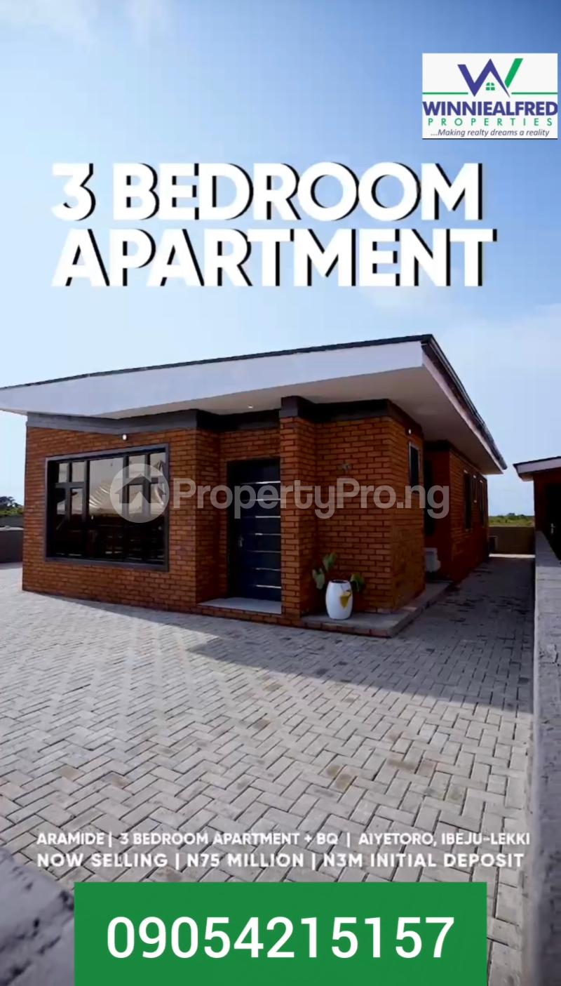 3 bedroom House for sale Eleranigbe Ibeju-Lekki Lagos