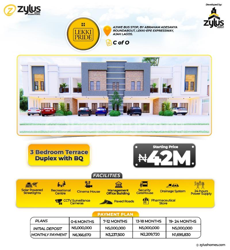 3 bedroom House for sale Abraham adesanya estate Ajah Lagos