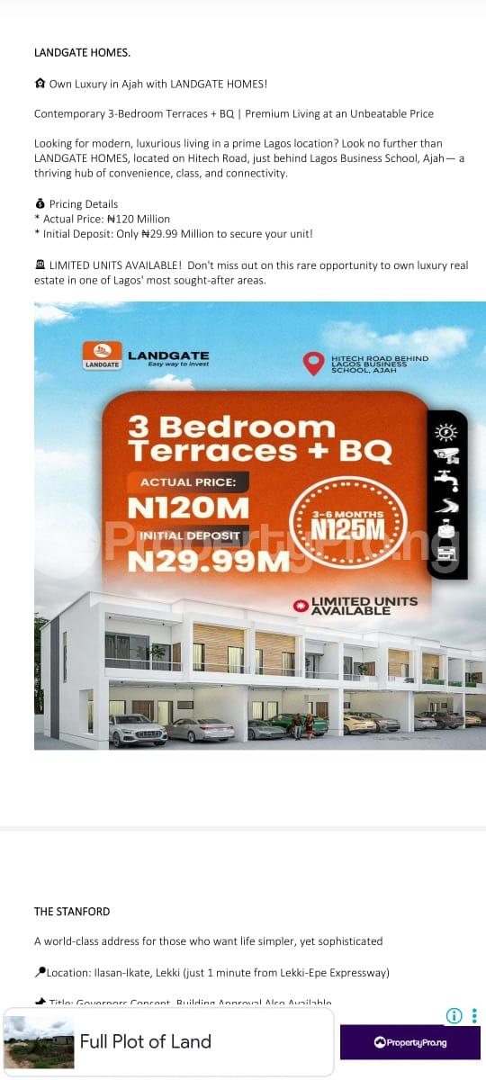 3 bedroom House for sale Ajah Lagos