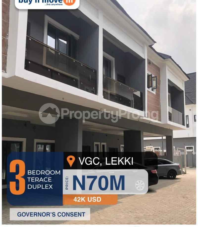 3 bedroom House for sale VGC Lekki Lagos