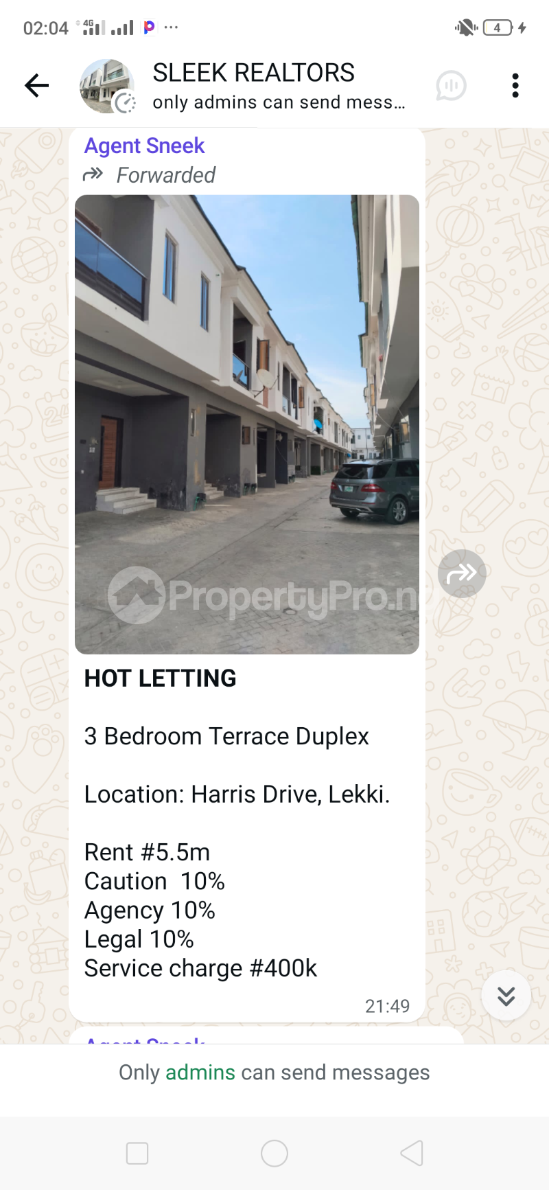 3 bedroom House for rent Harris Drive Lekki Orchid Lekki Lagos