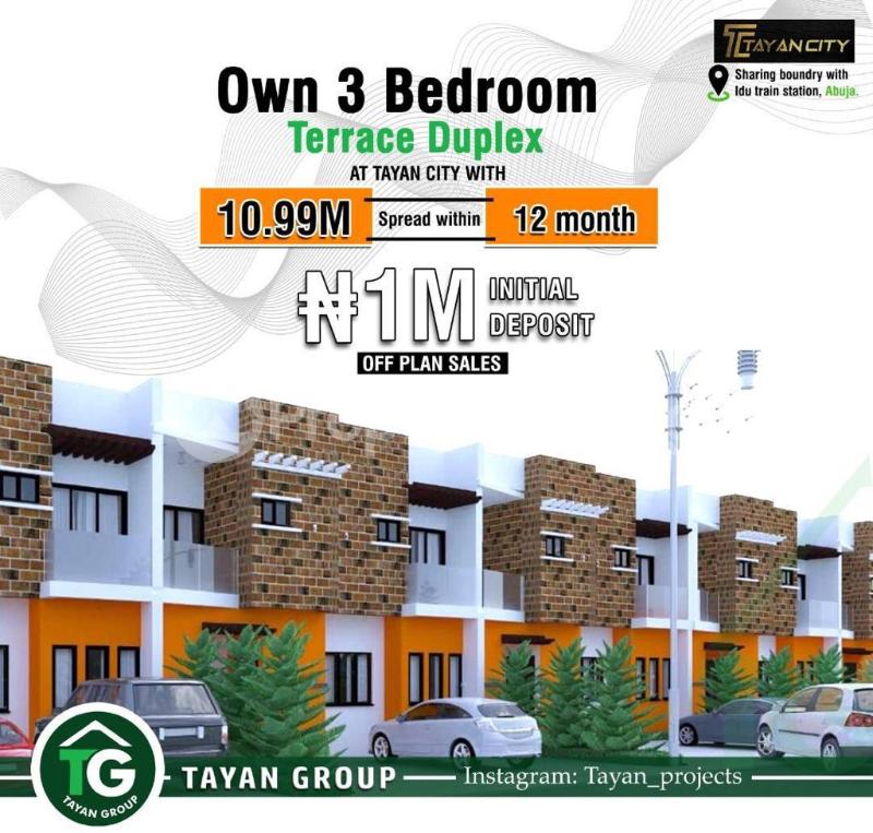 3 bedroom House for sale Idu Industrial Layout Beside Idu Train Station, Idu Abuja