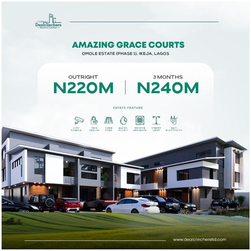 3 bedroom House for sale Omole Phase 1/ Amazing Grace Courts Estate/ Oba Akran Ikeja Lagos