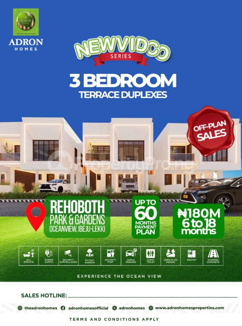 3 bedroom House for sale Ibeju Lekki L|adron Homes |ocean View, Eleko Ibeju-Lekki Lagos