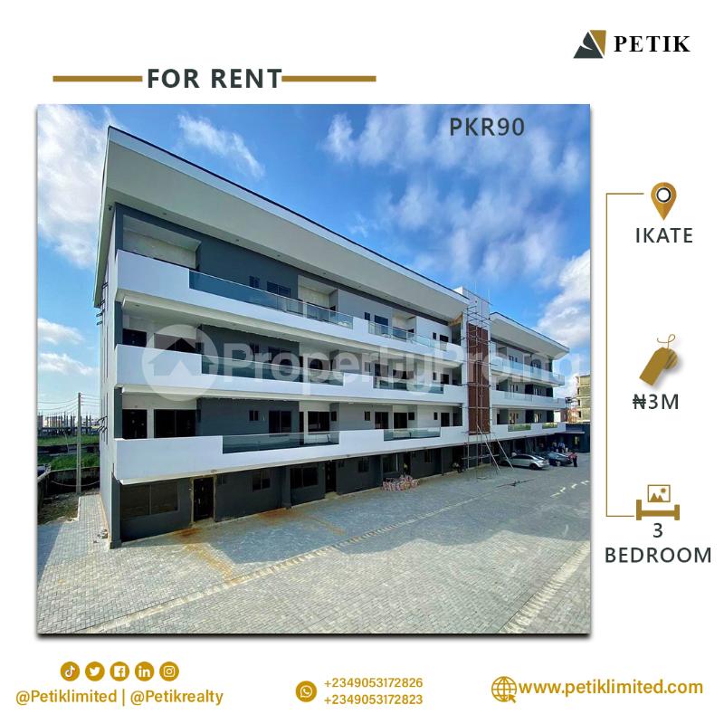 3 bedroom House for rent Ikate Elegushi Lekki Lagos - 0