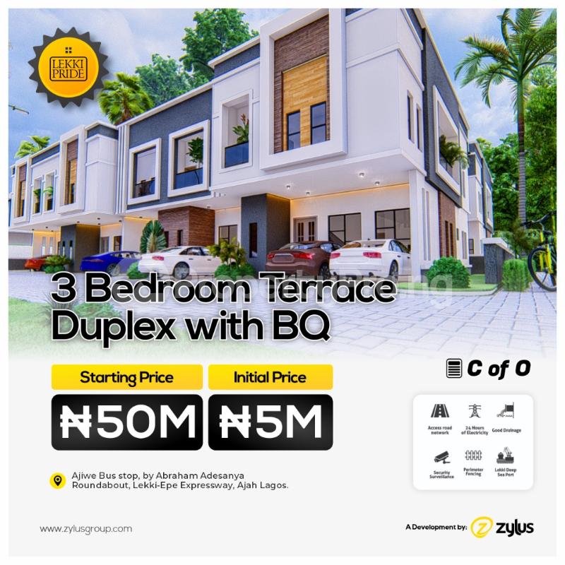 3 bedroom House for sale By Abraham Adesanya Roundabout, Lekki Epe Expressway. Ajiwe Ajah Lagos