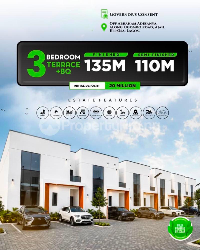 3 bedroom House for sale Abraham adesanya estate Ajah Lagos