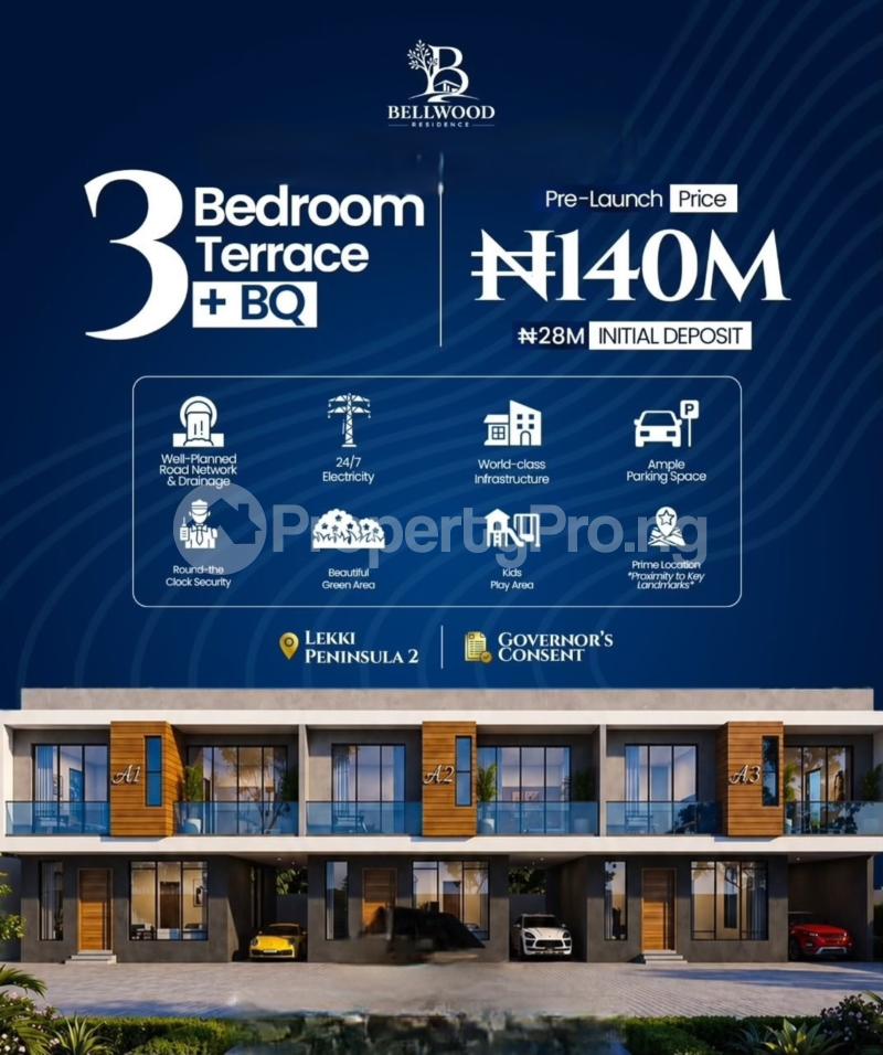3 bedroom House for sale Lekki Scheme 2 Ajah Lagos
