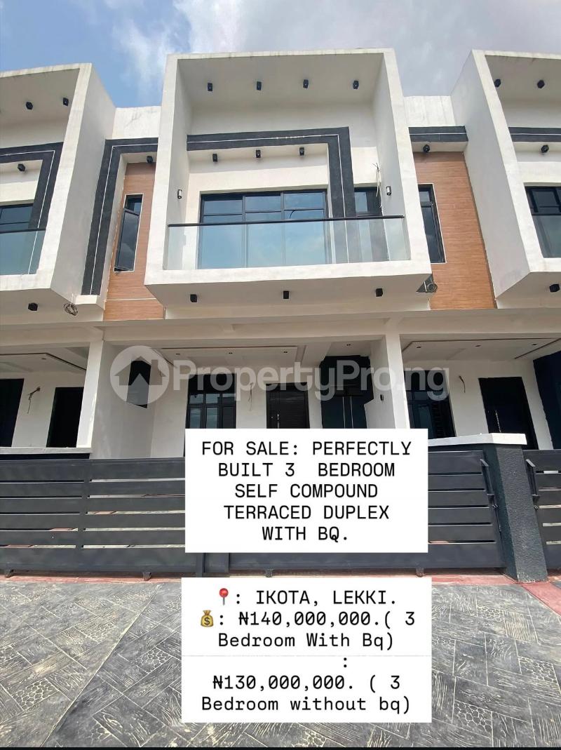 3 bedroom House for sale  Ikota Lekki Lagos