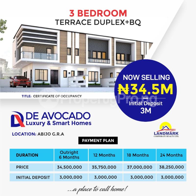 3 bedroom House for sale De Avocado Abijo Ajah Lagos