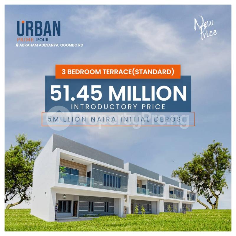 3 bedroom House for sale Ogombo Road, Urban Prime Four Abraham adesanya estate Ajah Lagos