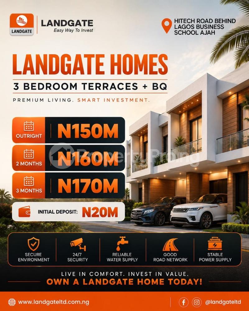 3 bedroom House for sale Hitech Road Behind Lagos Business School Ajah Lagos