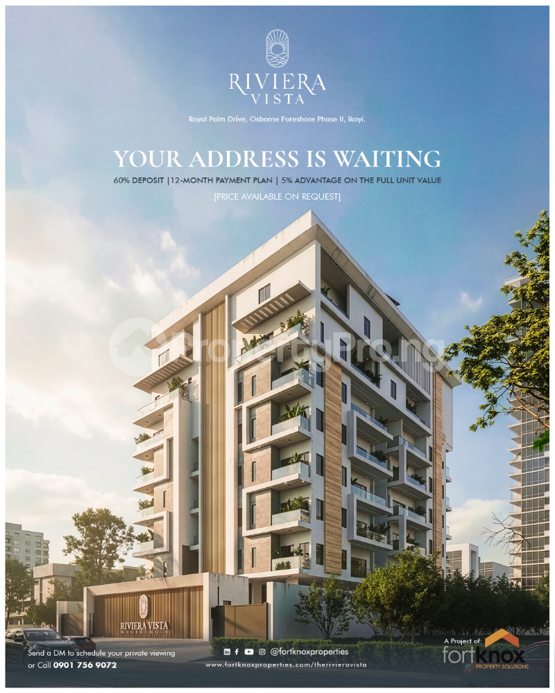 3 bedroom Flat / Apartment for sale Royal Palm Drive, Osborne Forshore 2, Osborne Foreshore Estate Ikoyi Lagos