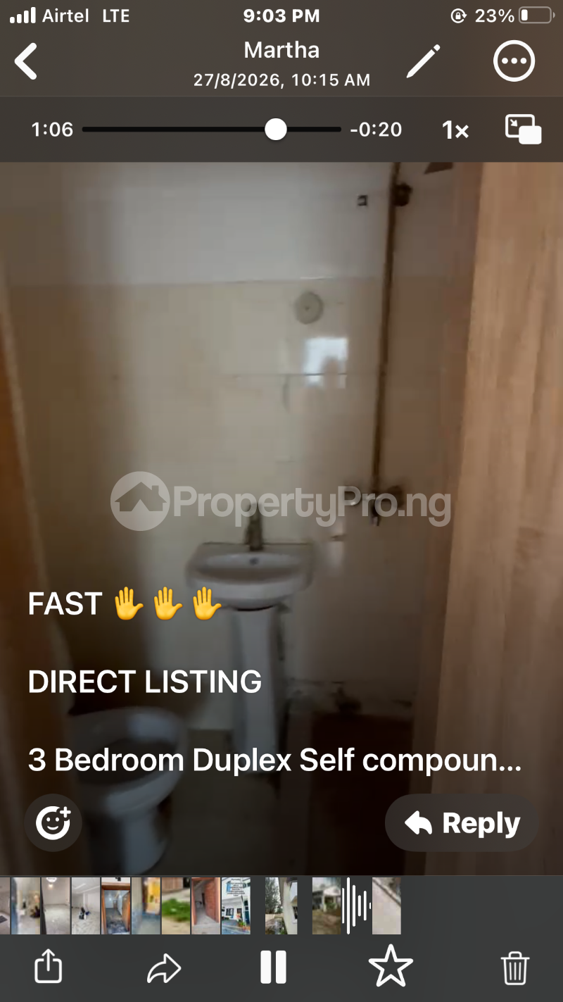 3 bedroom House for rent Ikota Bus Stop Ikota Lekki Lagos