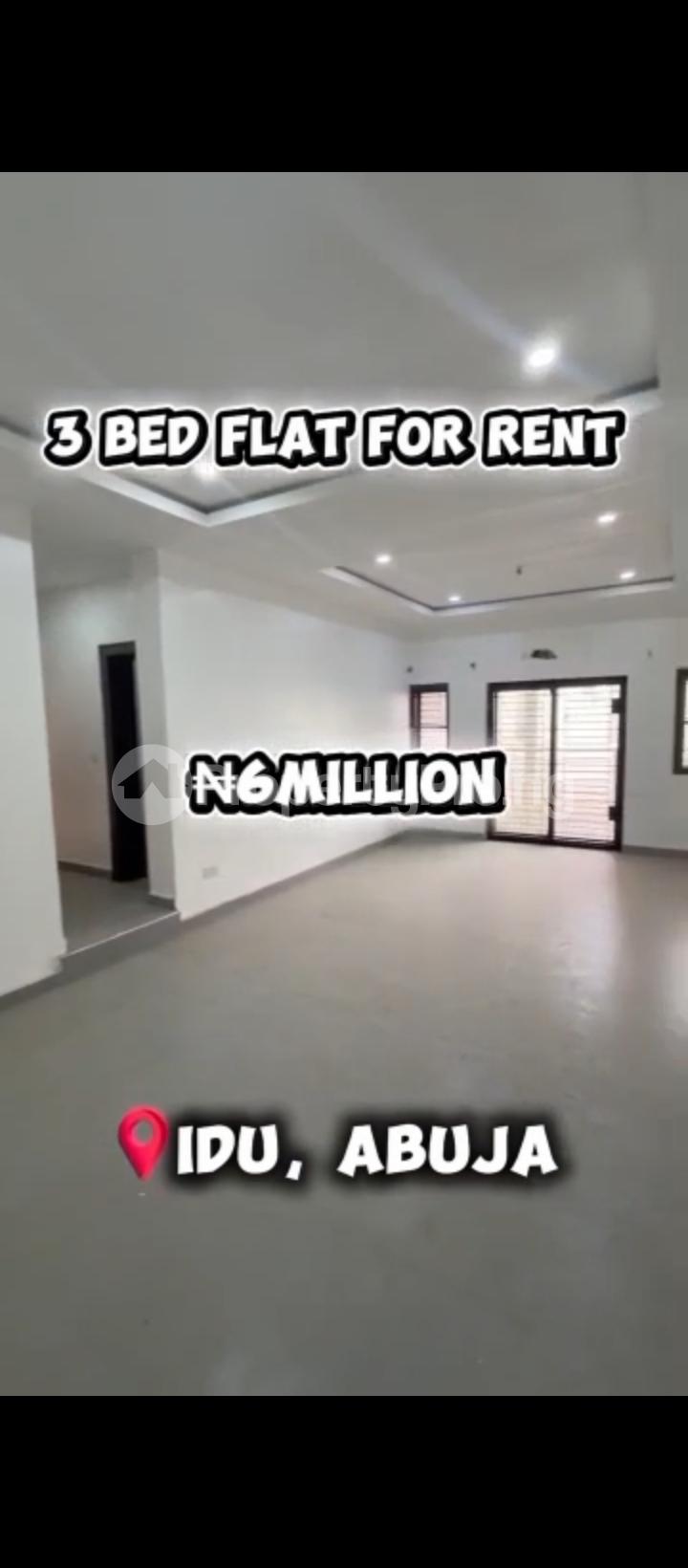 3 bedroom House for rent Idu By Turkish Hospital Idu Abuja