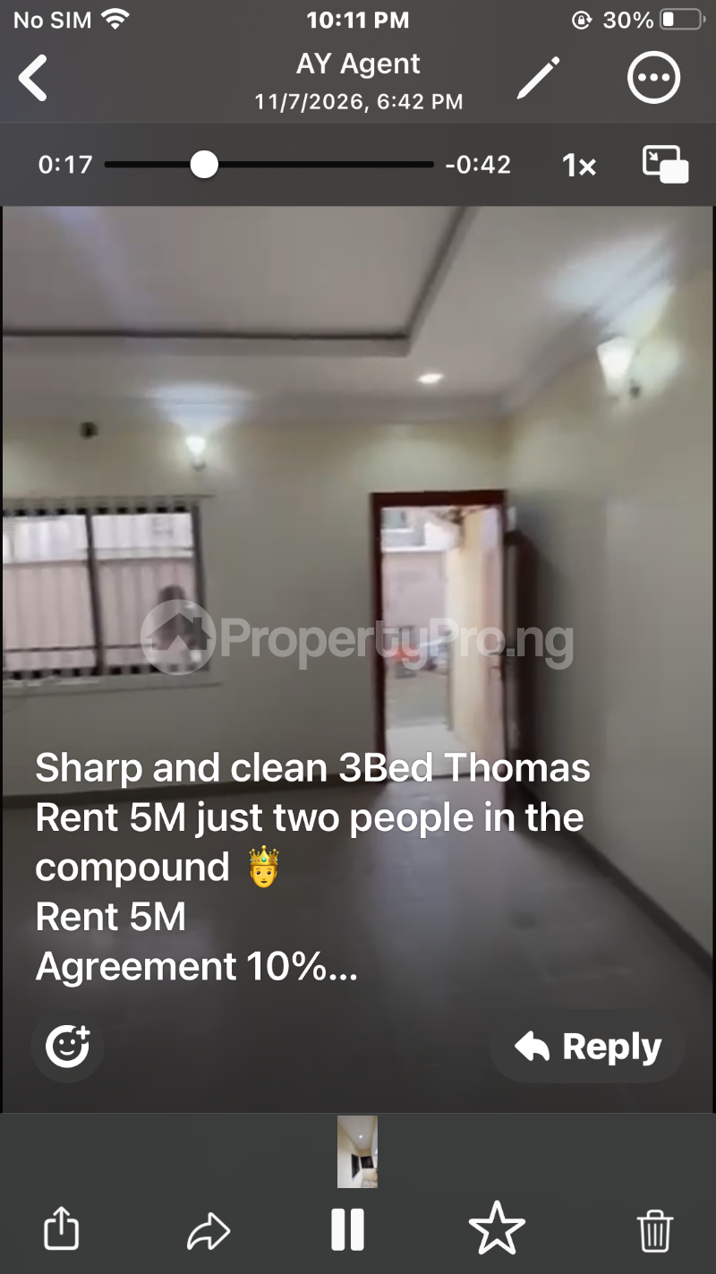 1 bedroom Flat / Apartment for rent Thomas Estate Bus Stop Ado Road Ajah Lagos