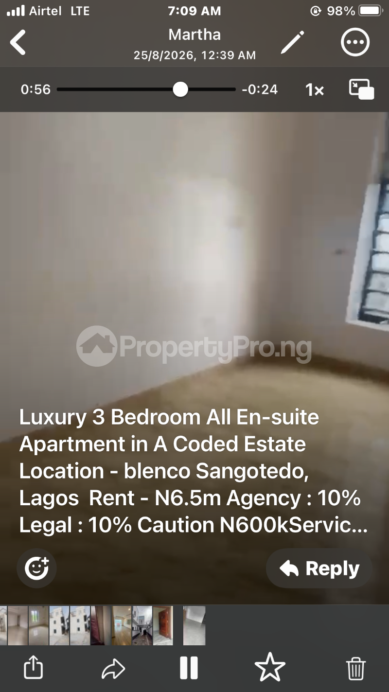 3 bedroom Flat / Apartment for rent Blenco Bus Stop Sangotedo Sangotedo Ajah Lagos